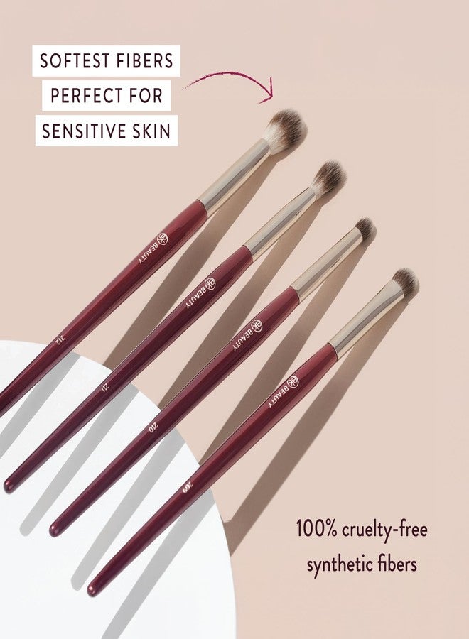 BK BEAUTY - CORE LINE EXTENSION EYE SET (4PC) - Professional Eyeshadow Brush Set for Precise Makeup Placement & Blending | Premium Eye Makeup Brushes for Flawless Application - Image 5