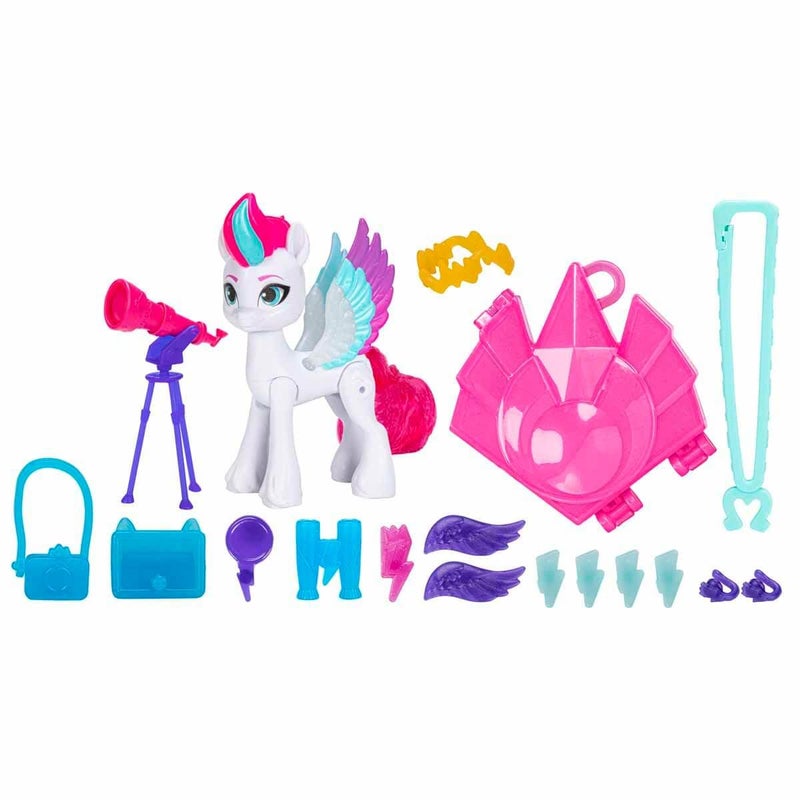 My Little Pony: Make Your Mark Cutie Magic Zipp Storm - 3-Inch Hoof to Heart with Surprise Accessories, for Kids Ages 5 and Up - Image 1