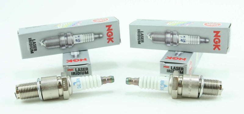 NGK 4 New NGK Laser Iridium Racing Spark Plugs RE7CL RE9BT RX-8 1.3 R2 by NGK