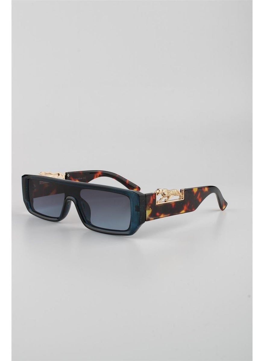 La Viva Navy Blue Gradient UV400 Filter Women's Sunglasses G24LV3321R01  - Image 1