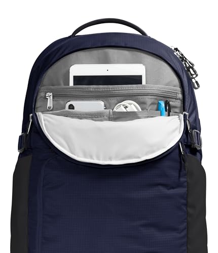 THE NORTH FACE Router Everyday Laptop Backpack | Daypack with Water Repellent Finish, 17" Laptop Sleeve, Reflective Details, TNF Navy/TNF Black-NPF, One Size - Image 4