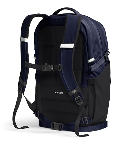 THE NORTH FACE Router Everyday Laptop Backpack | Daypack with Water Repellent Finish, 17" Laptop Sleeve, Reflective Details, TNF Navy/TNF Black-NPF, One Size - Image 3