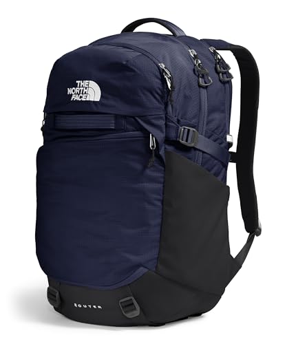 THE NORTH FACE Router Everyday Laptop Backpack | Daypack with Water Repellent Finish, 17" Laptop Sleeve, Reflective Details, TNF Navy/TNF Black-NPF, One Size - Image 2