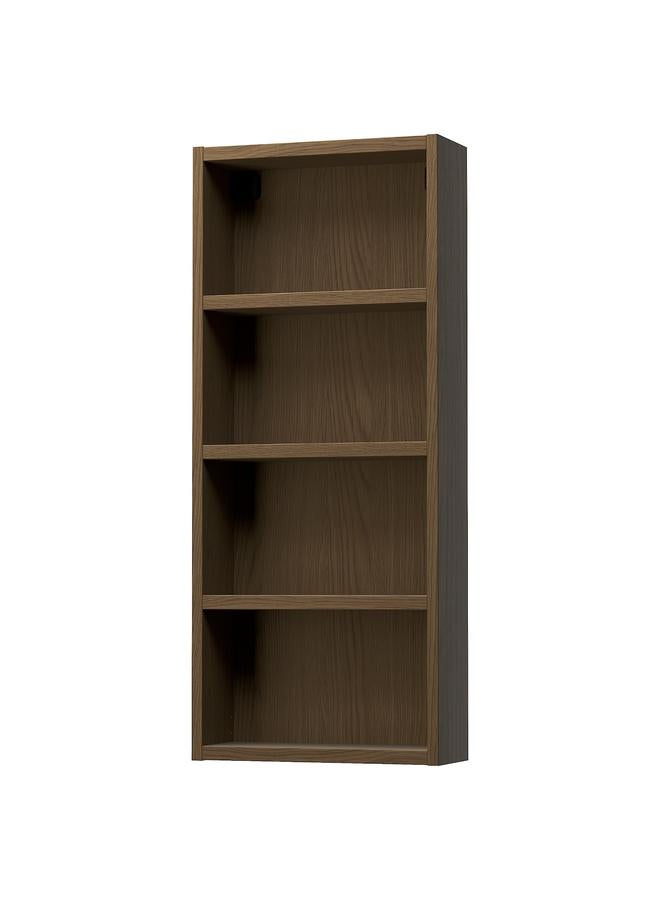 Zaboon Wall open cabinet, brown oak effect, 40x15x95 cm - Image 1