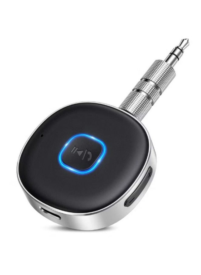 Bluetooth Adapter, Mini AUX Bluetooth 5.0 Receiver for Music Streaming, Hands-free Calls, Dual Connection, 12H Playtime, Car Bluetooth Aux Adapter, Home Stereo, Wired Headphones, Speaker  - Image 5