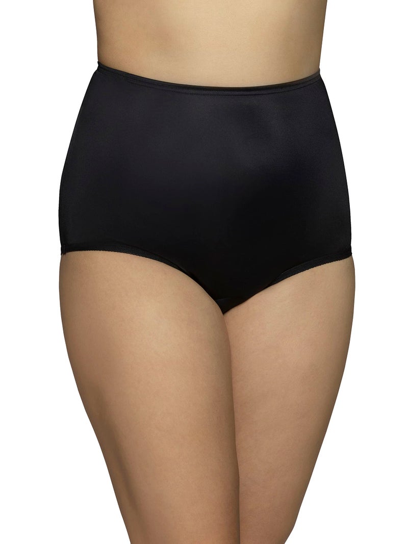 Vanity Fair Women's Perfectly Yours Ravissant Tailored Nylon Brief #15712, Midnight Black, 8 - Image 1