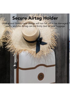 Generic 2 Pieces Protective Secure Lock Compatible with AirTag Holder Suitable for Luggage Tag Keychain Accessories  - Image 4