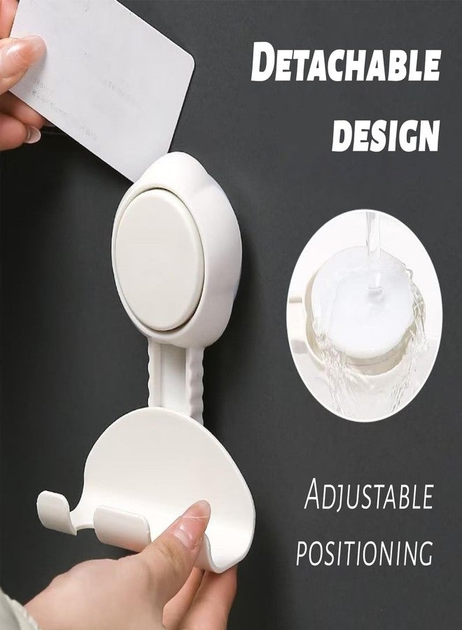 Dancepanda Suction Cup Hooks for Shower,Razor Holder for Shower Hanger Hooks for Inside Shower - Image 3