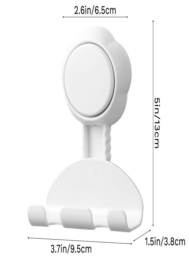 Dancepanda Suction Cup Hooks for Shower,Razor Holder for Shower Hanger Hooks for Inside Shower - Image 2