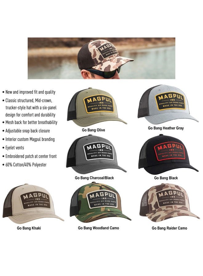Magpul Trucker Hat Snap Back Baseball Cap, One Size Fits Most - Image 4
