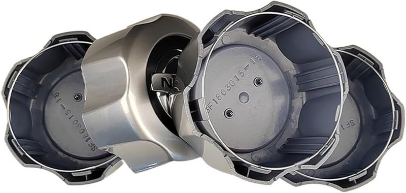 غطاء مركز المحور 4 قطع فضي متوافق لـ نيسان تيرانو ميسترال باثفايندر فرونتير إكستيرا نافارا - Image 5