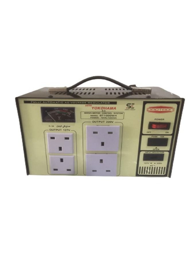 YOKOHAMA Fully Automatic Regulator ST1500W4 1500VA - Image 1