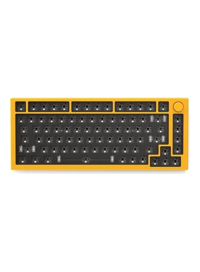 Glorious Top Frame for GMMK PRO - 75% Keyboard with Knob - Glorious Gaming - Aluminum Mounting Frame for Custom Mechanical Keyboard for PC Gaming and Programming (Golden Yellow) - Image 3