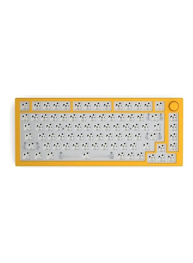 Glorious Top Frame for GMMK PRO - 75% Keyboard with Knob - Glorious Gaming - Aluminum Mounting Frame for Custom Mechanical Keyboard for PC Gaming and Programming (Golden Yellow) - Image 2