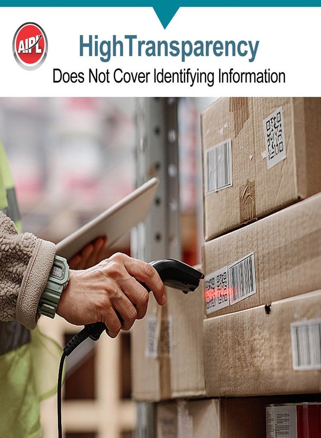 AIPL شريط تغليف شفاف كريستالي شديد التحمل للاستخدامات الصناعية، لفائف إعادة تعبئة شريط التغليف، 6 لفات 48 مم × 60 متر للإغلاق والنقل والشحن والمكاتب والتخزين - Image 2