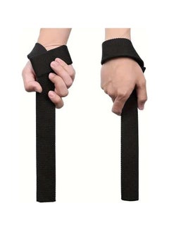 QSHOP Weight Lifting Tensioners Neoprene Padded Wrist Straps for Gym, Powerlifting, Deadlifting, Crossfit Straps for Men and Women Support Strength Training  - Image 1
