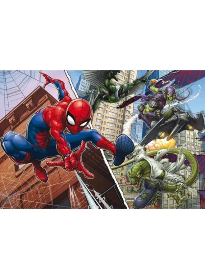 Lisciani Spiderman Double-Face Puzzle - 108 Pieces - Image 2