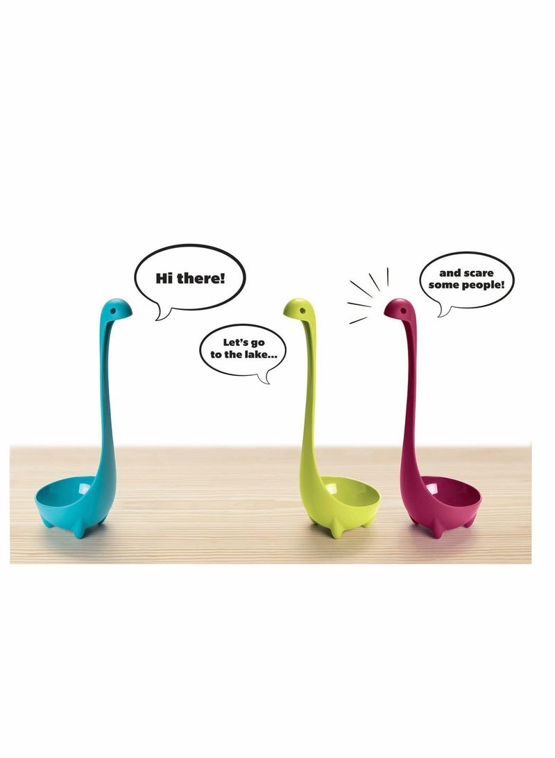 SYOSI Long Handle Spoon, Kitchen Supplies Dinosaur Spoons Soup Loch Ness Ladle, High Temperature Resistant, Easy to Clean, Non-Toxic Odorless, Safety material, for Kitchen Cooking Gadgets - Image 4