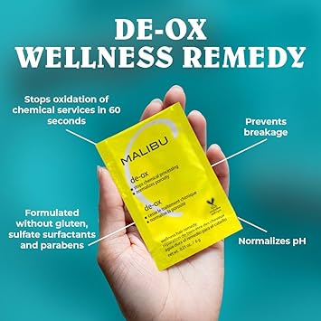 Malibu C DeOx Hair Treatment Stops Chemical Processing Normalises Porosity 6g Box of 12 - Image 3