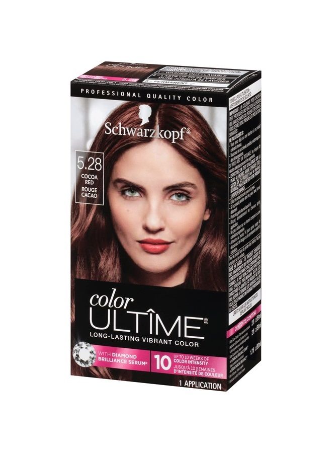 Schwarzkopf Color Ultime Hair Color Cream, 5.28 Cocoa Red (Packaging May Vary) - Image 1
