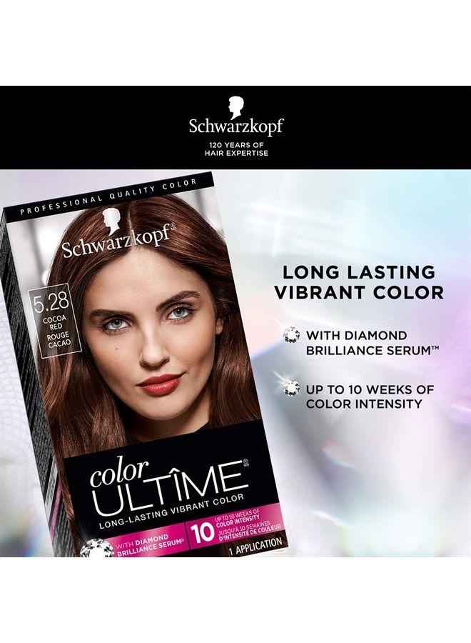 Schwarzkopf Color Ultime Hair Color Cream, 5.28 Cocoa Red (Packaging May Vary) - Image 3