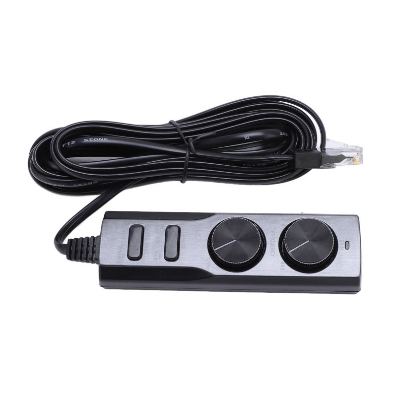 كابل تحكم بمضخم الصوت للسيارة لجهاز TS-WX130DA النحيف - مصنوع من مادة ABS المتينة مع مفتاح الطور والتحكم بالتردد - مؤشر طاقة واضح لإعدادات صوت السيارة المخصصة - Image 4