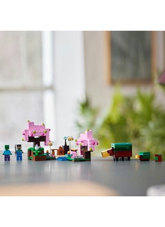 LEGO Minecraft The Cherry Blossom Garden Kids’ Exploration Toy With A Sunny Figure, Sniffer, Zombie And Bees, Hands-On Video-Gaming Gift For Boys And Girls Aged 8 And Over 21260 (304 Pieces)  - Image 5