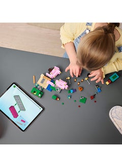 LEGO Minecraft The Cherry Blossom Garden Kids’ Exploration Toy With A Sunny Figure, Sniffer, Zombie And Bees, Hands-On Video-Gaming Gift For Boys And Girls Aged 8 And Over 21260 (304 Pieces)  - Image 4