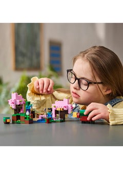 LEGO Minecraft The Cherry Blossom Garden Kids’ Exploration Toy With A Sunny Figure, Sniffer, Zombie And Bees, Hands-On Video-Gaming Gift For Boys And Girls Aged 8 And Over 21260 (304 Pieces)  - Image 3