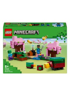 LEGO Minecraft The Cherry Blossom Garden Kids’ Exploration Toy With A Sunny Figure, Sniffer, Zombie And Bees, Hands-On Video-Gaming Gift For Boys And Girls Aged 8 And Over 21260 (304 Pieces)  - Image 2