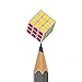 CuberSpeed مكعب كيوبرسبيد الأصغر مكعب مختبر ميني 3x3 10 سم مكعب سرعة ميني 3x3 مكعب صغير 1 سم لعبة ألغاز وردية للأطفال والبالغين - Image 3