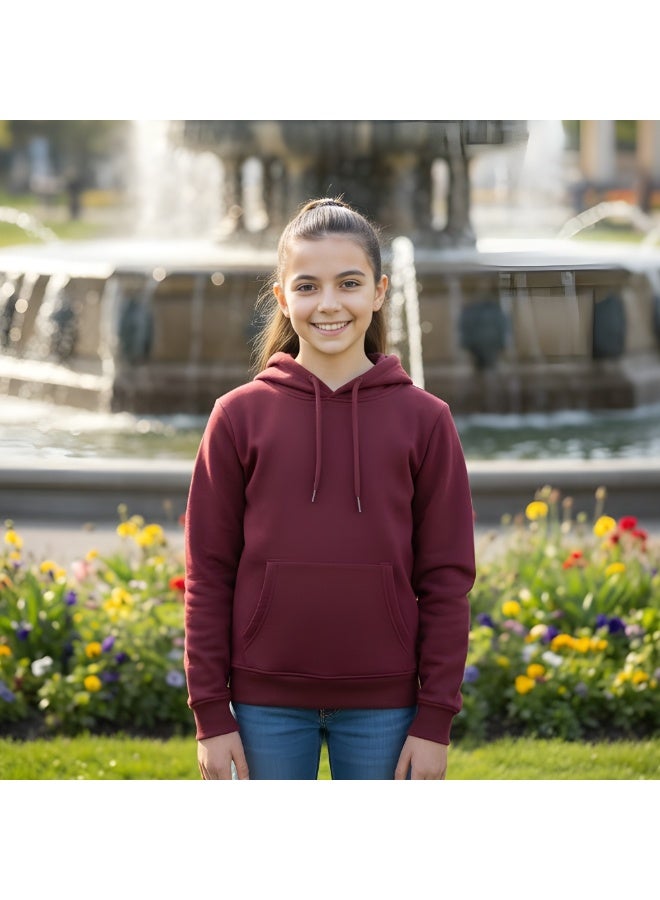 PRINTSHOP4ME Kids Girls Hoodie – Long Sleeve Hooded Pullover With Kangaroo Pocket – Soft Cotton For School, Trips,Playtime,Daily Wear And Outdoor Use – Comfortable Fit - Image 2