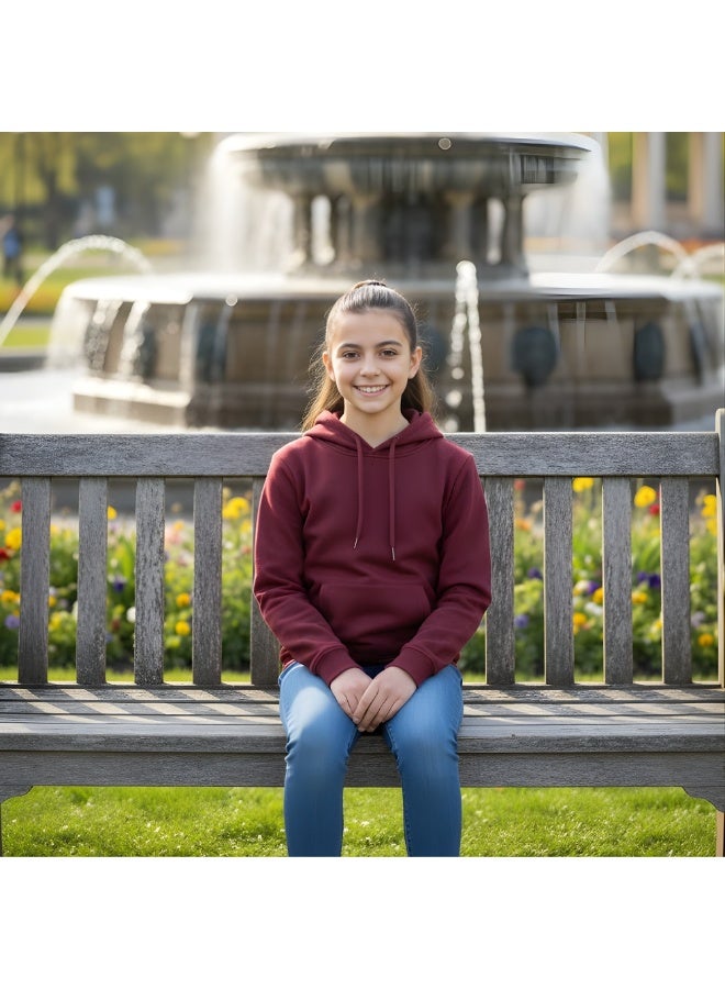 PRINTSHOP4ME Kids Girls Hoodie – Long Sleeve Hooded Pullover With Kangaroo Pocket – Soft Cotton For School, Trips,Playtime,Daily Wear And Outdoor Use – Comfortable Fit - Image 5