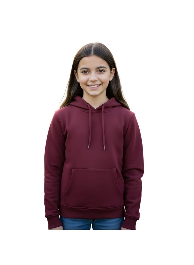 PRINTSHOP4ME Kids Girls Hoodie – Long Sleeve Hooded Pullover With Kangaroo Pocket – Soft Cotton For School, Trips,Playtime,Daily Wear And Outdoor Use – Comfortable Fit - Image 1