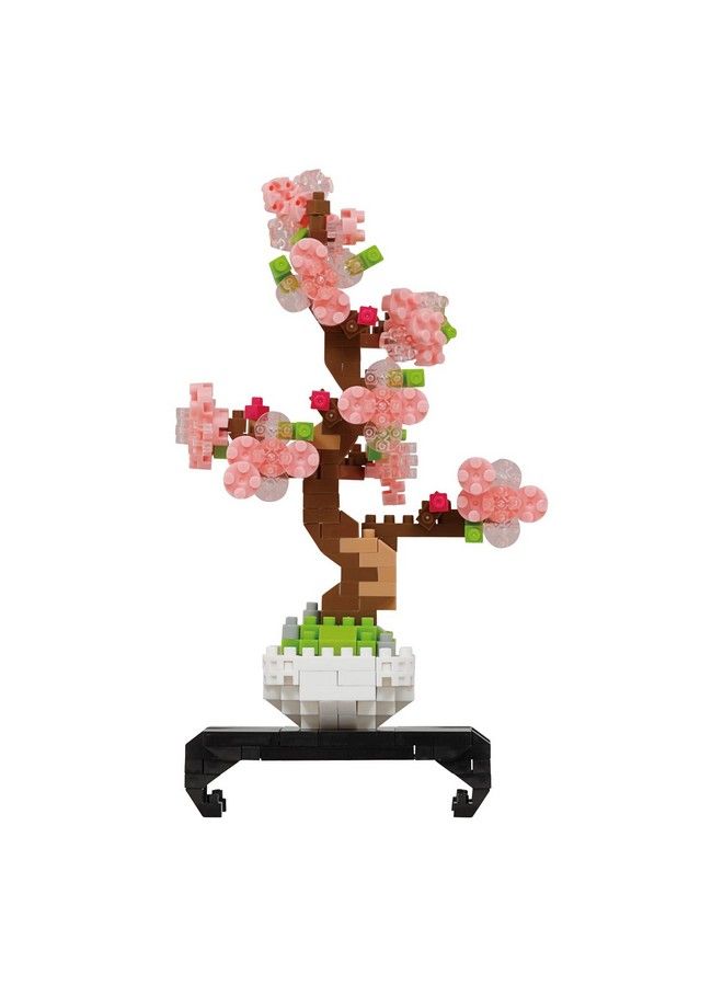 Nanoblock Bonsai Sakura [Culture] Sight To See Series Building Kit - Image 3