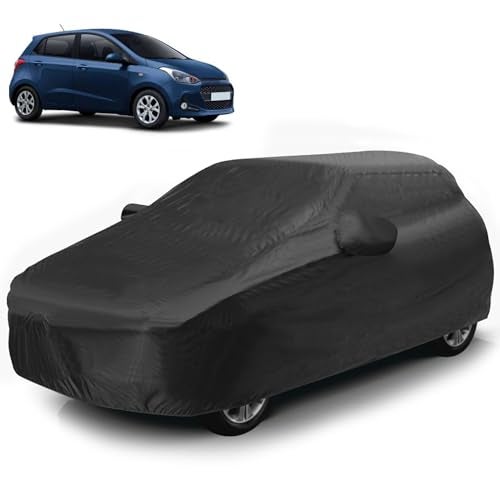 AutoGuys Car Cover Waterproof GL-I for Hyundai Grand i10 & Grand i10 NiOS [Year 2019 Onwards] - i10 NiOS Car Cover Dust & UV Protection i10 Car Body Cover with Mirror Pocket Soft Cotton Lining - Image 1