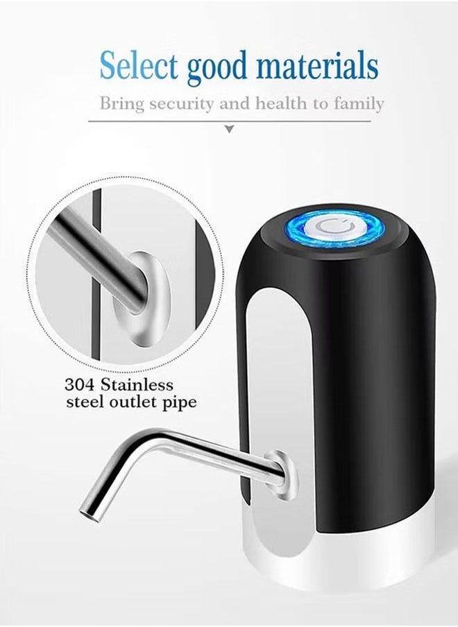 مي فازا موزع مياه كهربائي للمطبخ مضخة زجاجة مياه أوتوماتيكية مضخة مياه لشحن USB بنقرة واحدة موزع مضخة شراب التبديل التلقائي  - Image 2