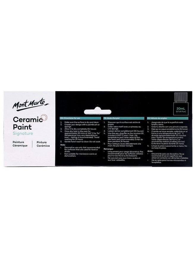 Mont Marte Mont Marte Ceramic Liquid Paint - 20ml, 6 Pieces (Multicolor)  - Image 1