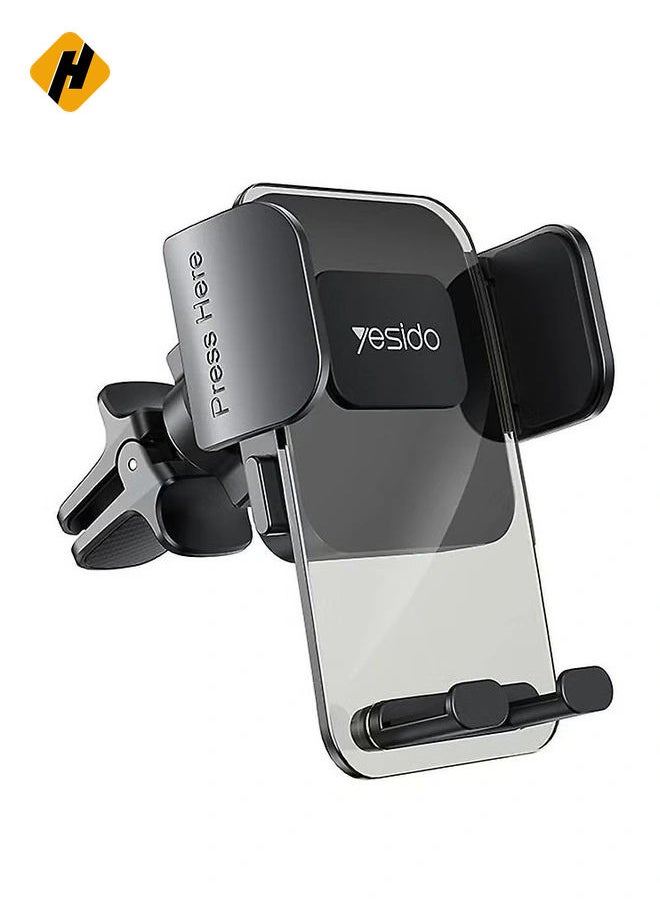 HuHa Yesido C163 Air Vent Transparent Car Mount Phone Holder"  - Image 1
