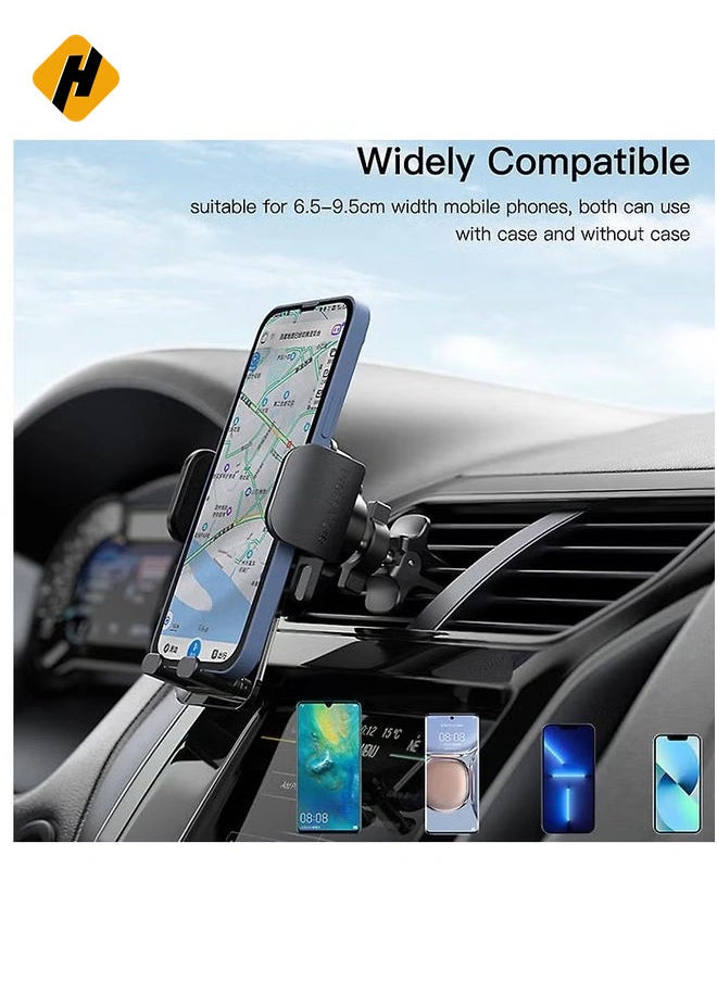 HuHa Yesido C163 Air Vent Transparent Car Mount Phone Holder"  - Image 5
