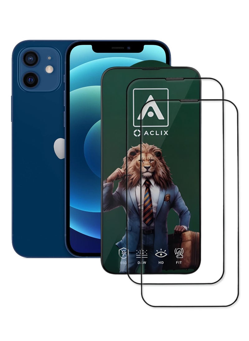 ACLIX 2 Pieces Antistatic ESD Dustproof Premium Quality High Definition Tempered Glass Screen Protector Designed For  iPhone 11 - Image 1