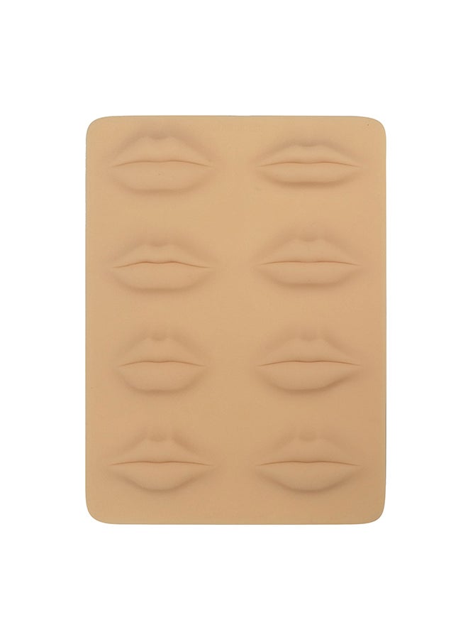 Biotouch - 3D Open Mouth Silicone Lips, Tattoo Microblading Practice Skin For Semi Permanent Makeup Tattoo Artists Lip Mannequin, Makeup Fake Skin Lips 3-D Lip Practice Sheet - Image 1