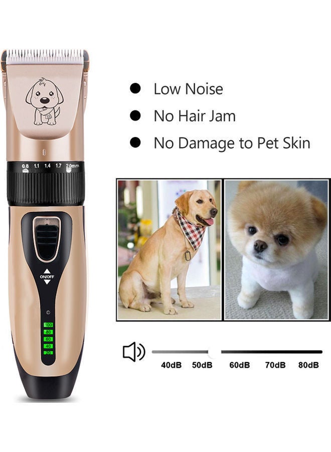 NIBEMINENT Pet Hair Clipper Gold 20.7x6.7x13.8cm - Image 5