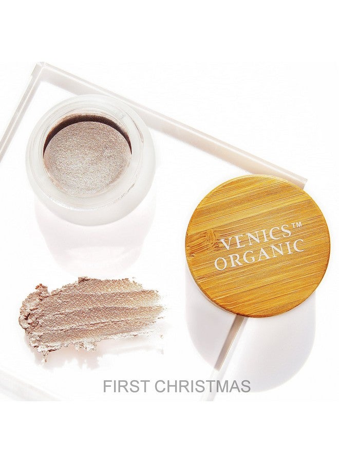 VENICS ORGANIC Diamond Glow Melted Organic Highlighter | 100% Natural, Vegan and Cruelty-Free | First Christmas | Organic Highlighter Makeup | Cream Highlighter (First Christmas (Sparkling rose gold)) - Image 2