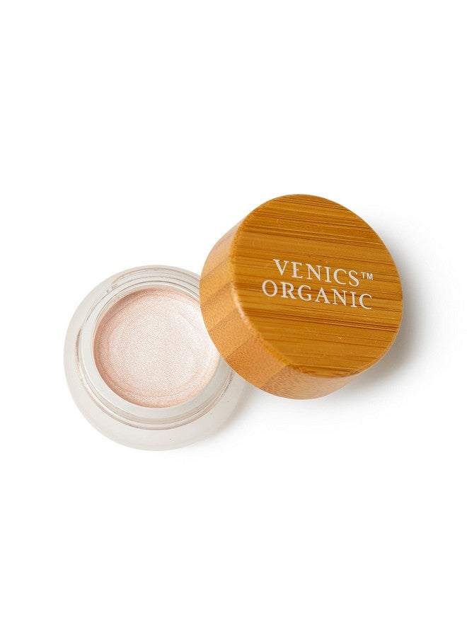 VENICS ORGANIC Diamond Glow Melted Organic Highlighter | 100% Natural, Vegan and Cruelty-Free | First Christmas | Organic Highlighter Makeup | Cream Highlighter (First Christmas (Sparkling rose gold)) - Image 1