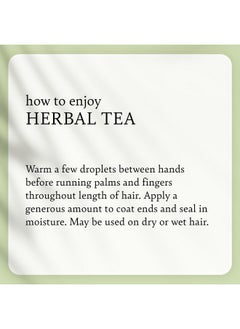 Camille Rose Camille Rose Herbal Tea leave in Hair Oil, with Jojoba and Lavender to Seal Moisture and Soften Strands, for all Hair Types, 9 fl oz  - Image 4