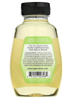 Camille Rose Camille Rose Herbal Tea leave in Hair Oil, with Jojoba and Lavender to Seal Moisture and Soften Strands, for all Hair Types, 9 fl oz  - Image 5