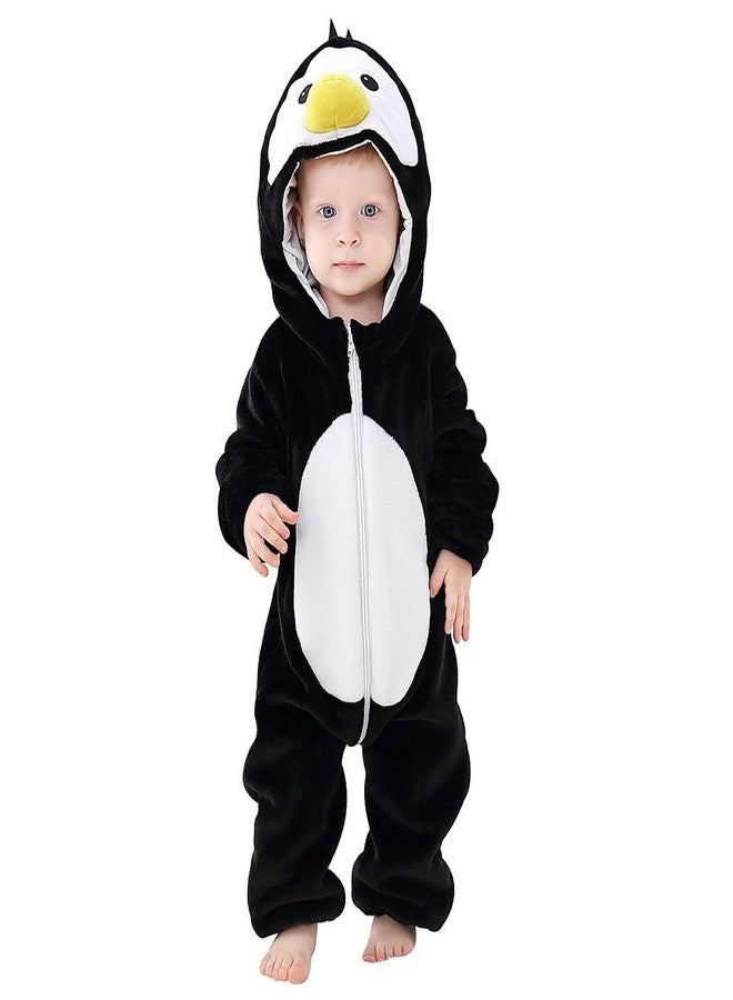 CuteOn Toddler Halloween Costume Onesie Cosplay Romper Christmas Infants Baby Costume Penguin 18-24 Months - Image 3