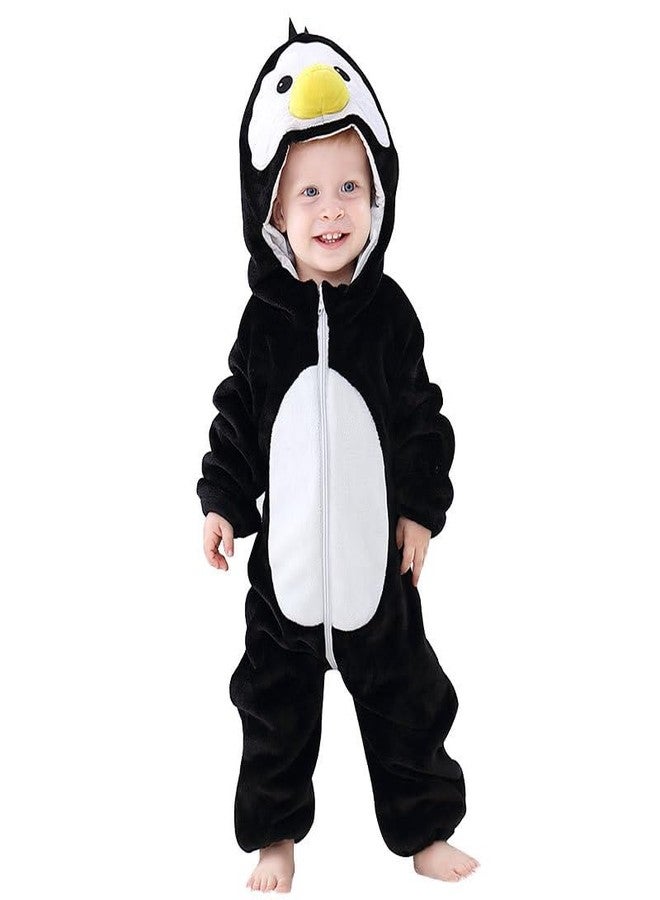 CuteOn Toddler Halloween Costume Onesie Cosplay Romper Christmas Infants Baby Costume Penguin 18-24 Months - Image 5