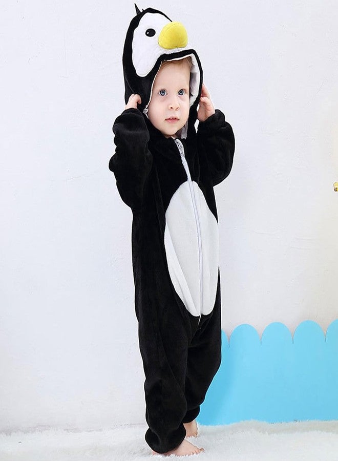 CuteOn Toddler Halloween Costume Onesie Cosplay Romper Christmas Infants Baby Costume Penguin 18-24 Months - Image 4